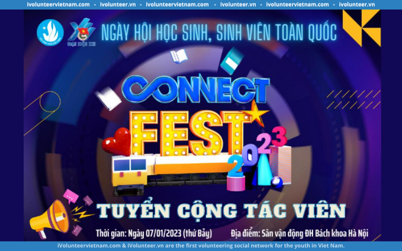 Tuyển Cộng Tác Viên Ngày Hội Học Sinh, Sinh Viên Toàn Quốc Connect Fest 2023