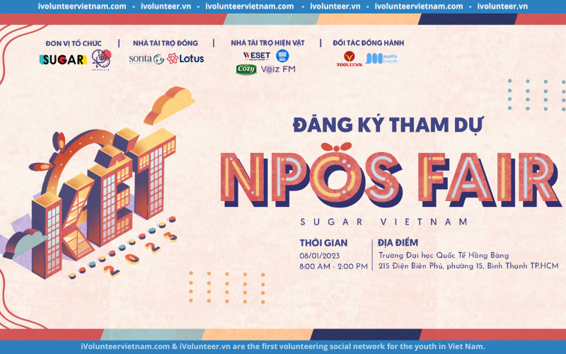 Sự Kiện Kết – NPOs Fair 2023 Tổ Chức Bởi SUGAR Vietnam Mở Đơn Đăng Ký Nhằm Tạo Sân Chơi Kết Nối Các Tổ Chức Phi Lợi Nhuận