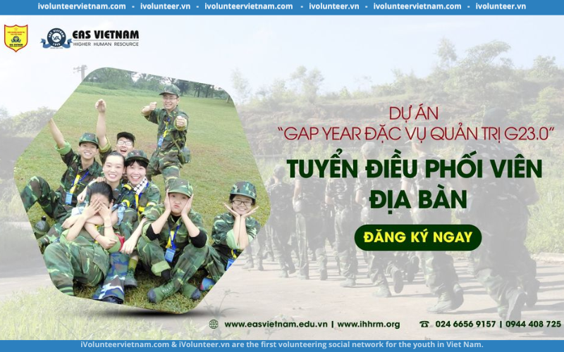 Dự án Gap Year Đặc Vụ Quản Trị G23.0 Tuyển Cộng Tác Viên Và Điều Phối Viên 2023