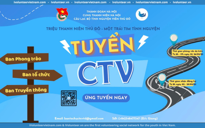 Câu Lạc Bộ Tình Nguyện Viên Thủ Đô Tuyển Cộng Tác Viên Năm 2023