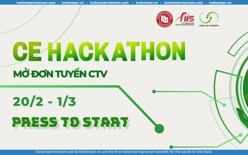 Chương Trình Kinh Tế Tuần Hoàn Circular Economy Tuyển Cộng Tác Viên Hackathon 2023