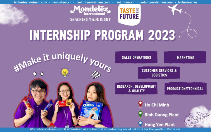 Trở Thành Thực Tập Sinh Chương Trình “Taste The Future Internship 2023” Của Tập Đoàn Đa Quốc Gia Mondelez Kinh Đô