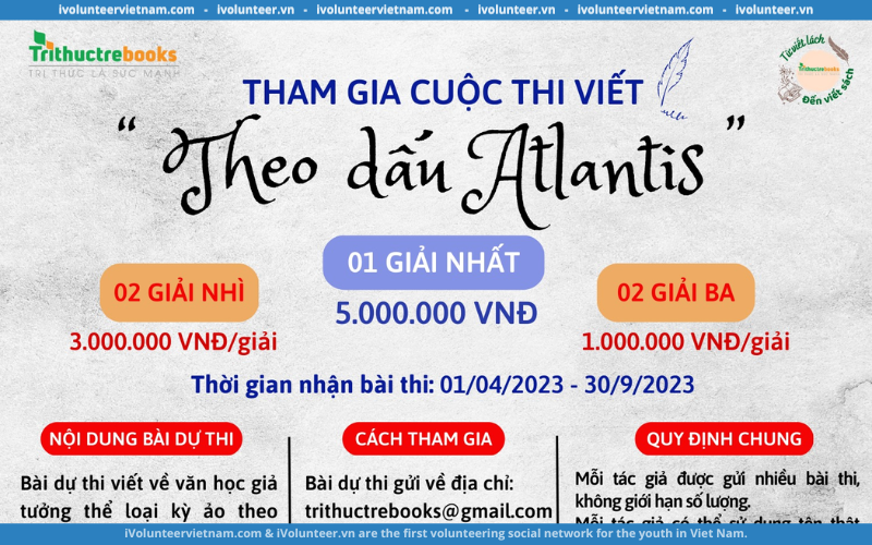 Cuộc Thi Sáng Tác Truyện Ngắn Kỳ Ảo Theo Dấu Atlantis Do Tri Thức Trẻ Books Tổ Chức