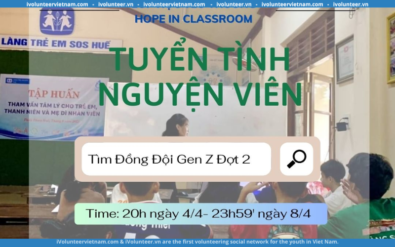 Lớp Học Yêu Thương Tuyển Tình Nguyện Viên