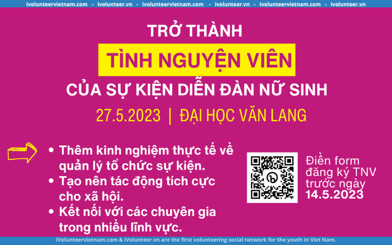 Tổ Chức SAIGONCHILDREN Tuyển Tình Nguyện Viên 2023