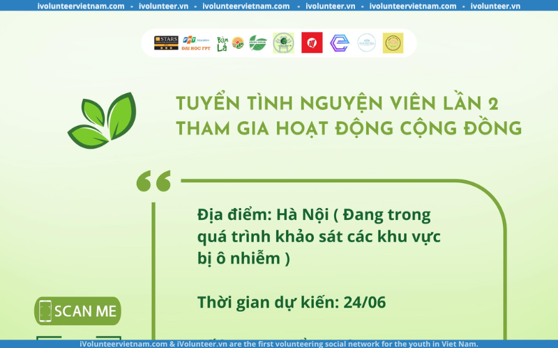 Dự Án Bảo Vệ Môi Trường Green Dream Tuyển Tình Nguyện Viên Lần 2