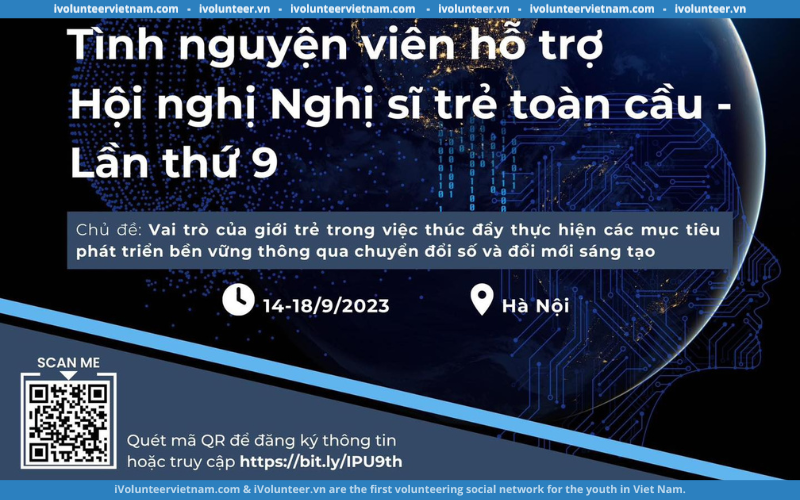 Tuyển Tình Nguyện Viên Phục Vụ Hội Nghị Nghị Sĩ Trẻ Toàn Cầu Lần Thứ 9