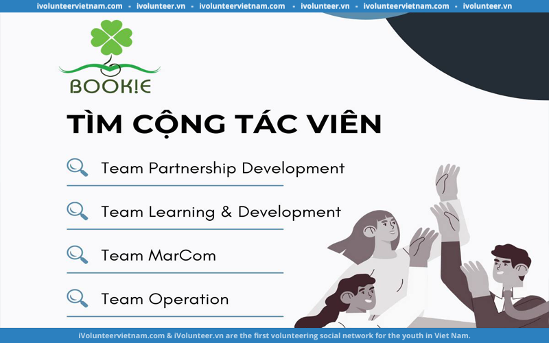 Tổ Chức Phi Chính Phủ Bookie Chính Thức Mở Đơn Tuyển Cộng Tác Viên