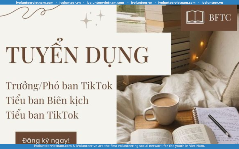 Dự Án Bookshelf For The Community-Mở Đơn Tuyển Trưởng/Phó Ban Và Thành Viên Ban Tiktok Thế Hệ Thứ 1