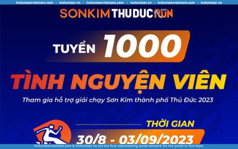 Sự Kiện Thể Thao SonKim Thu Duc City Run Tuyển Tình Nguyện Viên 2023