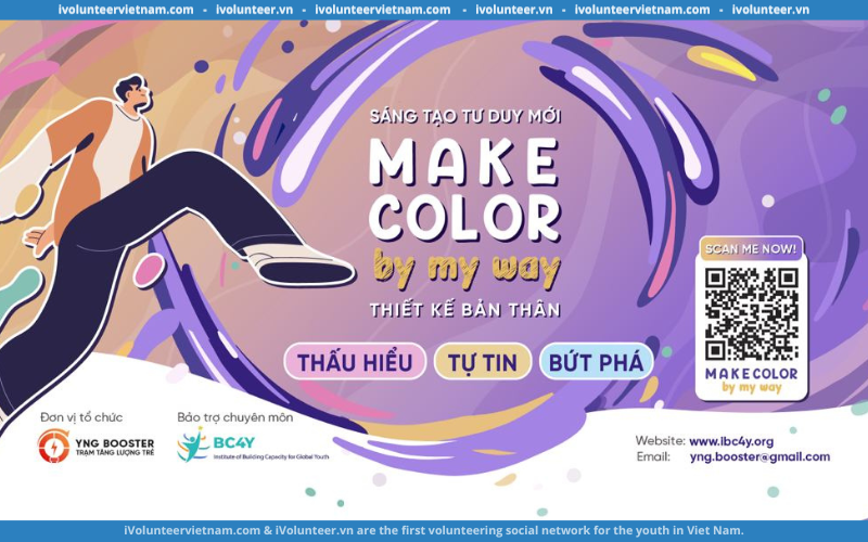 Chương Trình Make Colors By My Way – Sáng Tạo Tư Duy Mới, Thiết Kế Bản Thân (Miễn Phí Tham Dự)