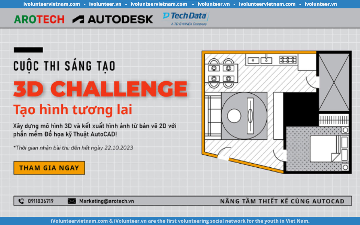 Cuộc Thi Sáng Tạo “3D Challenge Tạo Hình Tương Lai” 2023 Chính Thức Khởi Động