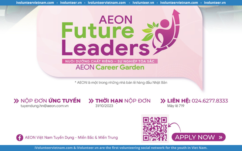 AEON Việt Nam Chính Thức Mở Đơn Đăng Ký Chương Trình Nhà Lãnh Đạo Tương Lai – AEON Future Leader 2024