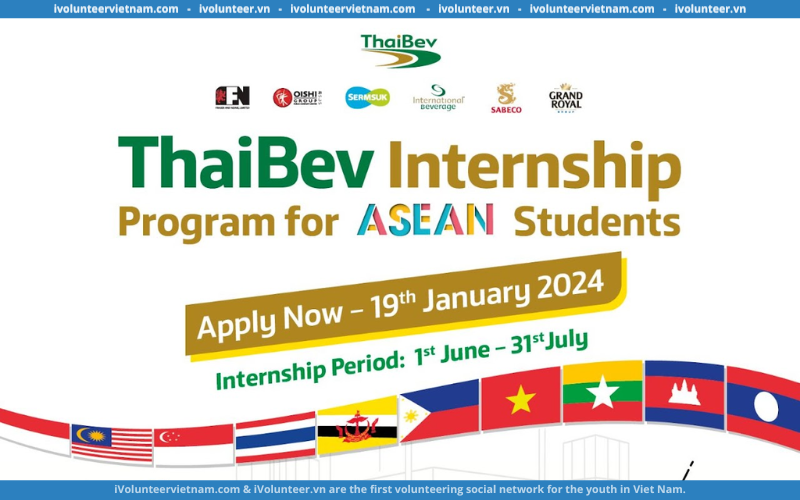 Tập Đoàn Beverage Tuyển Dụng Thực Tập Sinh ThaiBev Internship 2024