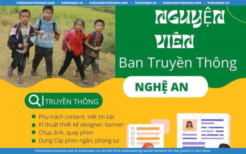 Câu Lạc Bộ Quỹ Đỡ Đầu Tuyển Tình Nguyện Viên Ban Truyền Thông