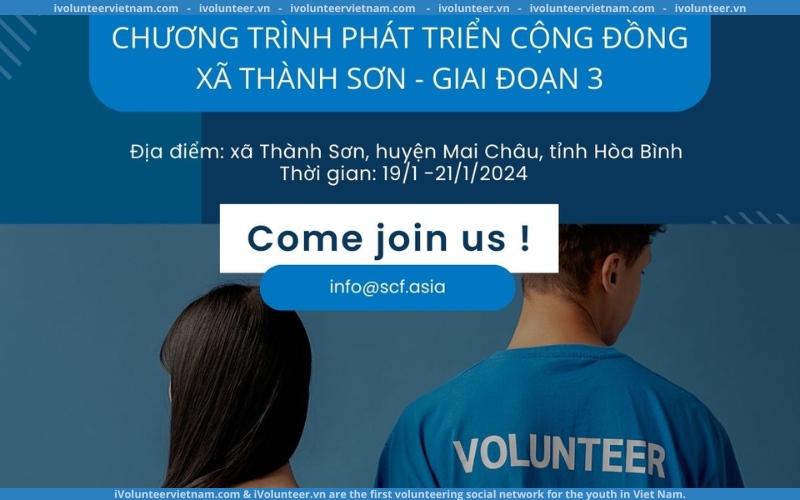 Quỹ Xã Hội Và Cộng Đồng SCF Tuyển Tình Nguyện Viên Chương Trình “Phát Triển Cộng Đồng Xã Thành Sơn – Giai Đoạn 3”