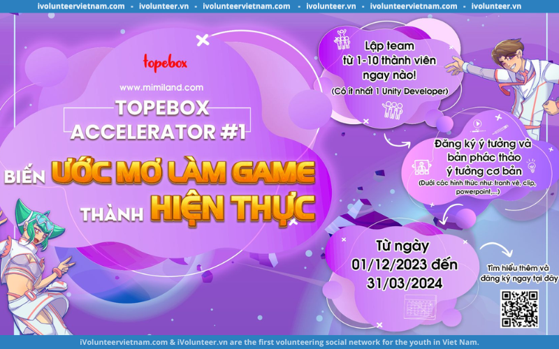 Chương Trình Topebox Accelerator #1 – Thực Hiện Hóa Các Ý Tưởng Sáng Tạo Game