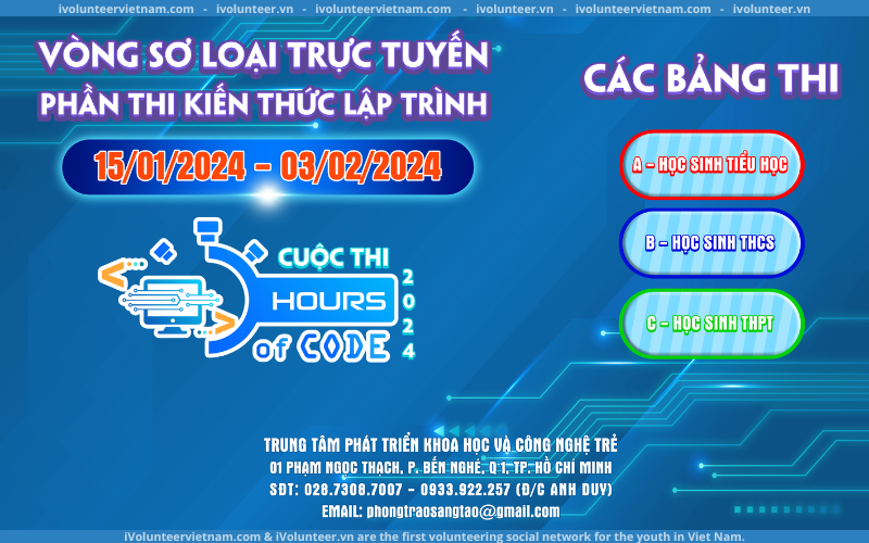 Cuộc Thi “Giờ Lập Trình 2024” Dành Cho Học Sinh Thành Phố Hồ Chí Minh