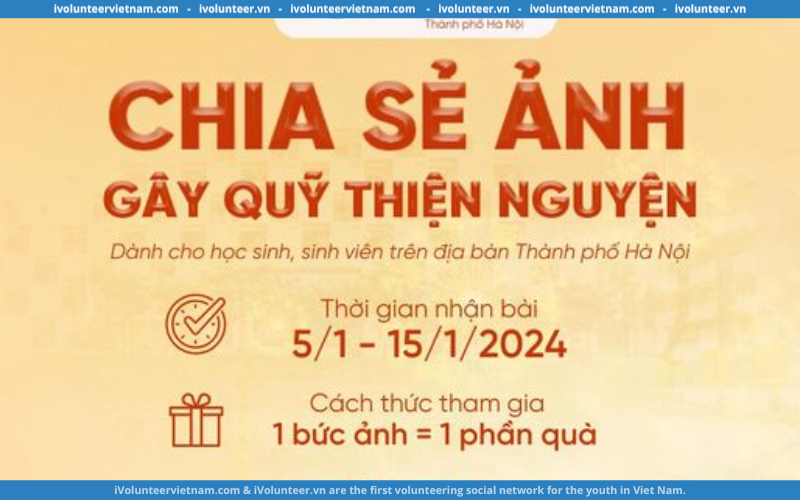 Phong Trào Chia Sẻ Ảnh Gây Quỹ Thiện Nguyện Mở Đơn Đăng Ký Tham Dự