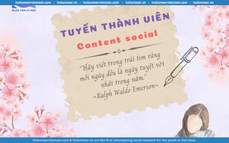 Blog Tâm Lý Học Tuyển Thành Viên Ban Content