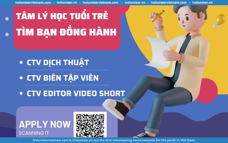 Dự Án Tâm Lý Học Tuổi Trẻ Tuyển Dụng Cộng Tác Viên