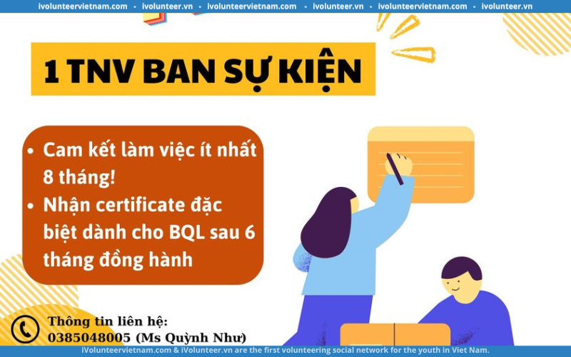 Dự Án Lớp Học Cầu Vồng Mở Đơn Tuyển Thành Viên Ban Quản Lý – Tình Nguyện Viên Ban Sự Kiện 2024