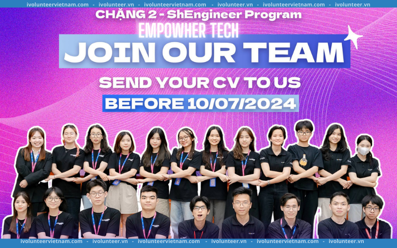 EmpowHER Tech Đơn Tuyển Cộng Tác Viên Cho Chặng 2 – ShEngineer Program