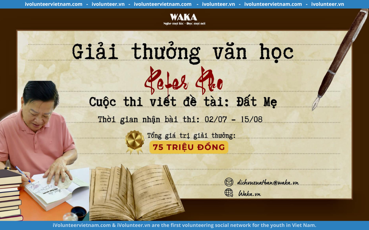 Thư Viện Waka Tổ Chức Giải Thưởng Văn Học Peter Pho