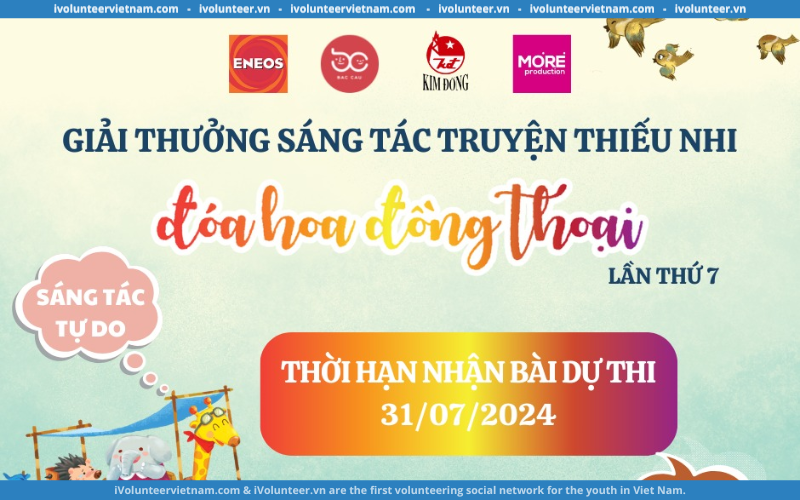 Cuộc Thi Sáng Tác Truyện Thiếu Nhi “Đóa Hoa Hồng Thoại” 2024 Chính Thức Mở Đơn