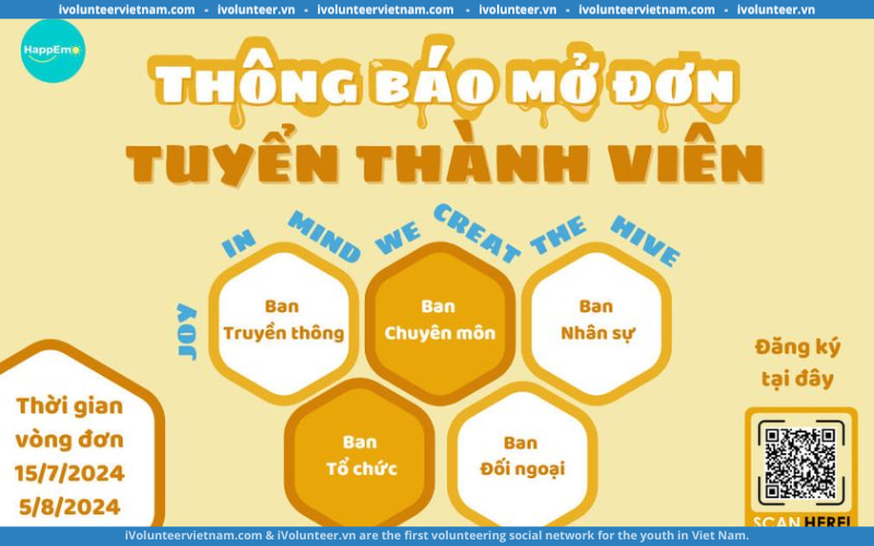 HAPPEMO Chính Thức Mở Đơn Tuyển Thành Viên Mùa 2