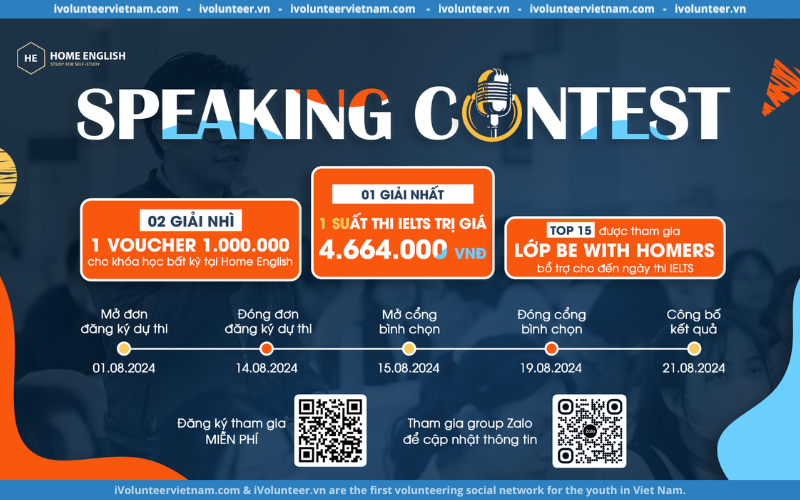 SpeakLab Public Speaking Contest 2024 – Cuộc Thi Hùng Biện Tiếng Anh Chính Thức Mở Đơn