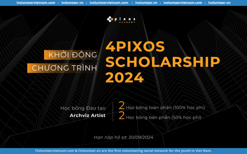 4pixos Scholarship – Học Bổng Đào Tạo Archviz Artist 2024