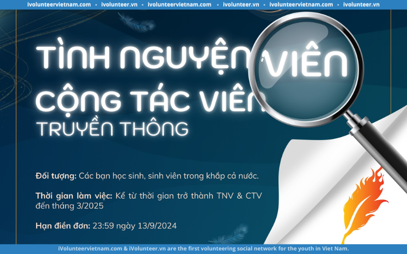 Dự Án Ngòi Tình Nguyện – Viết Cho Em Tuyển Tình Nguyện Viên Và Cộng Tác Viên Truyền Thông