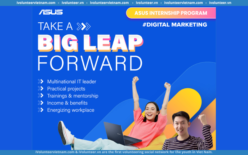 ASUS Tuyển Dụng Thực Tập Sinh Digital Marketing Full-Time