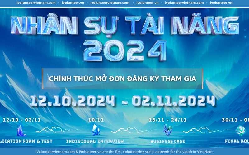 Cuộc Thi “Nhân Sự Tài Năng” 2024 Chính Thức Mở Đơn Đăng Ký