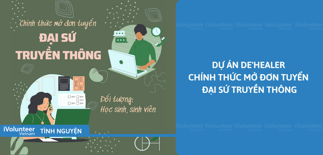 [Toàn Quốc] Dự Án De'Healer Chính Thức Mở Đơn Tuyển Đại Sứ Truyền Thông