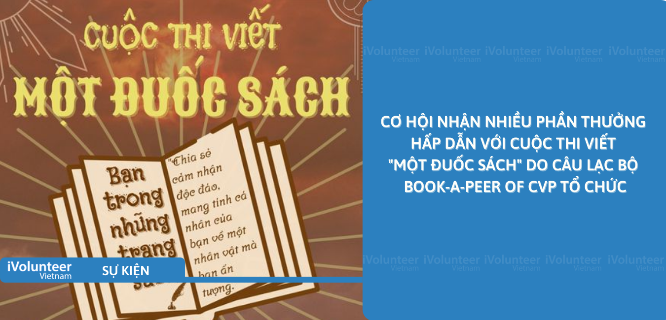 [Toàn Quốc] Cơ Hội Nhận Nhiều Phần Thưởng Hấp Dẫn Với Cuộc Thi Viết 