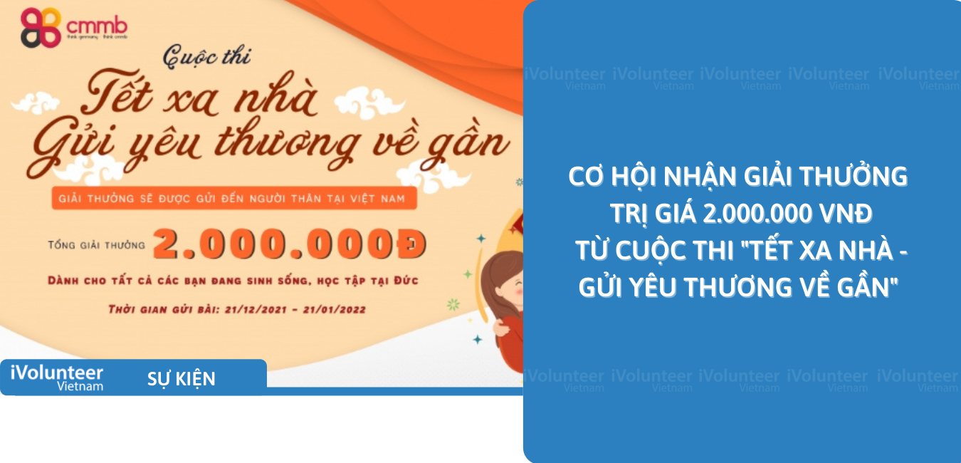 [Online] Cơ Hội Nhận Giải Thưởng Trị Giá 2.000.000 VNĐ Từ Cuộc Thi 