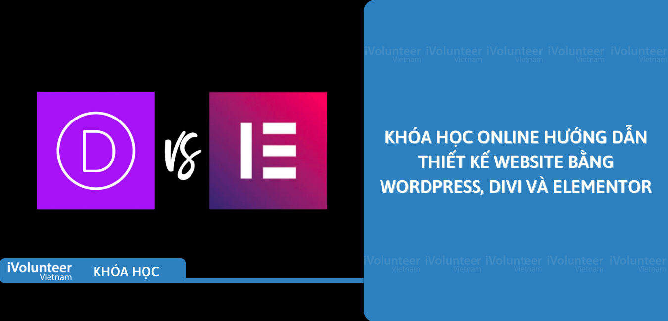 Khóa Học Online Hướng Dẫn Thiết Kế Website Bằng WordPress, Divi Và Elementor