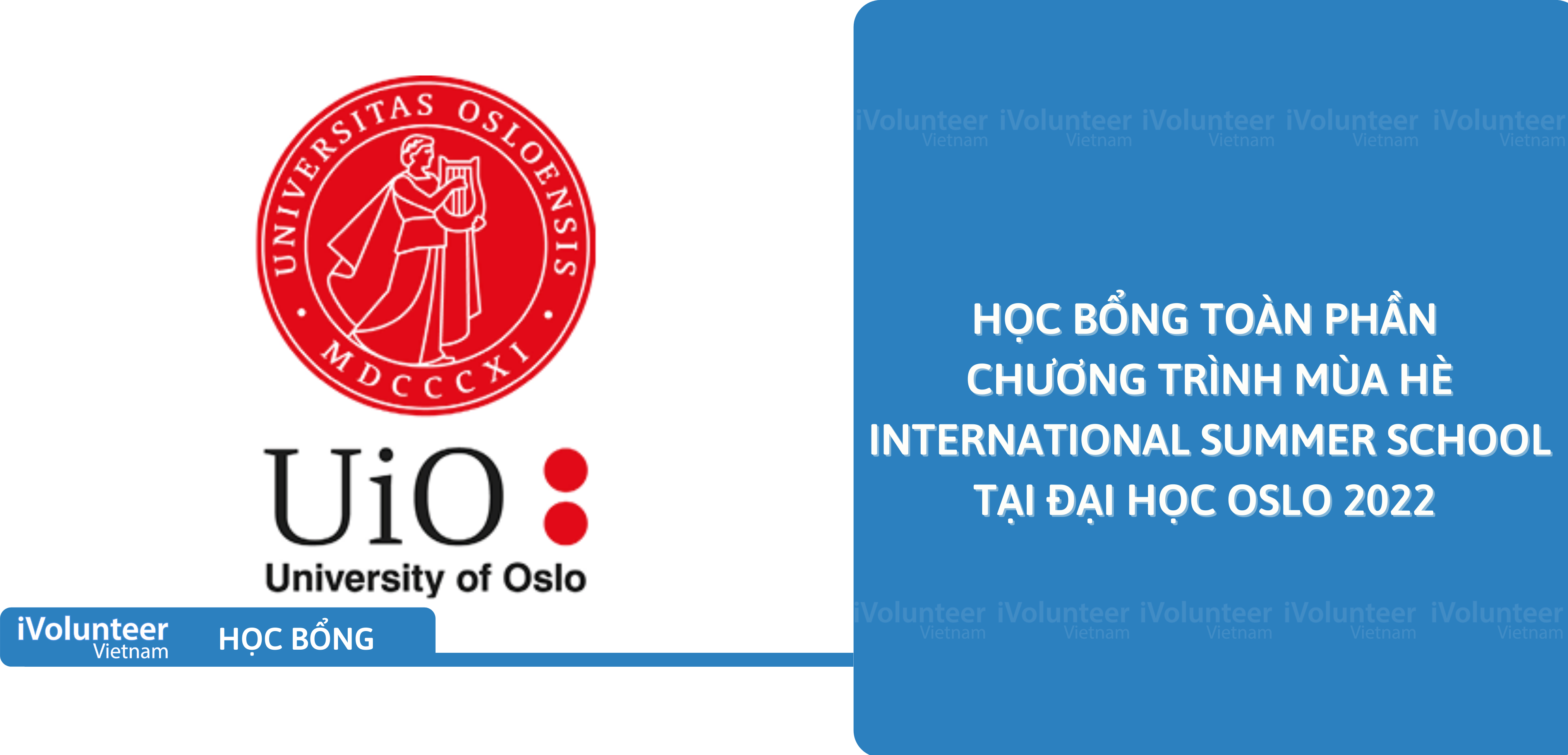 [Online] Chương Trình Học Mùa Hè Miễn Phí: International Summer School Dành Cho Sinh Viên Quốc Tế Tại Đại Học Oslo 2022