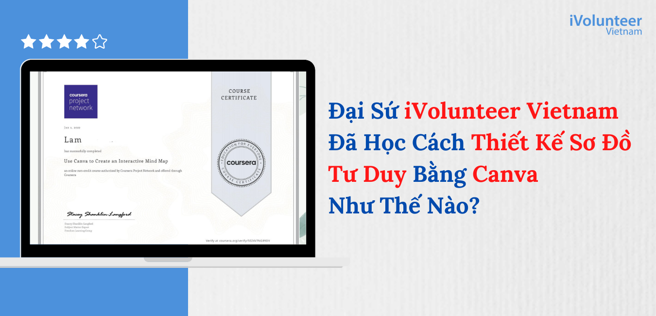 Đại Sứ iVolunteer Vietnam Đã Học Cách Thiết Kế Sơ Đồ Tư Duy Bằng Canva Như Thế Nào?