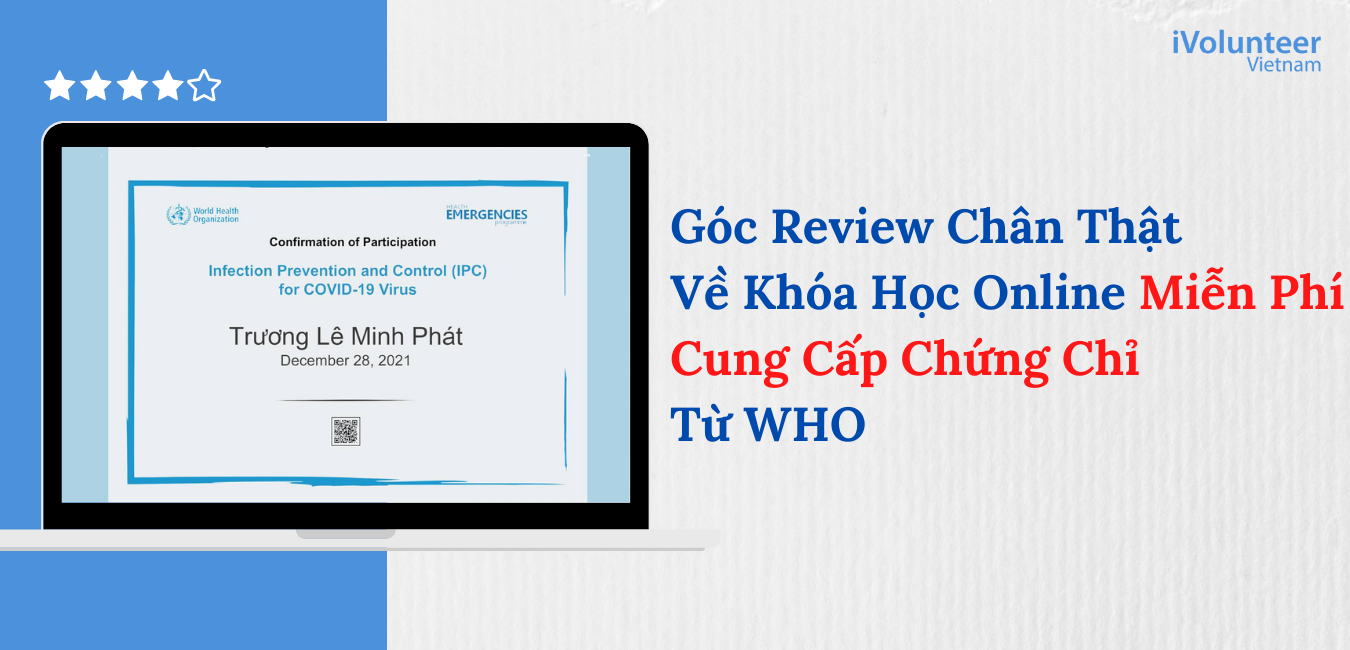 ĐẠI SỨ NÓI GÌ VỀ KHÓA HỌC ONLINE MIỄN PHÍ CUNG CẤP CHỨNG CHỈ TỪ WHO