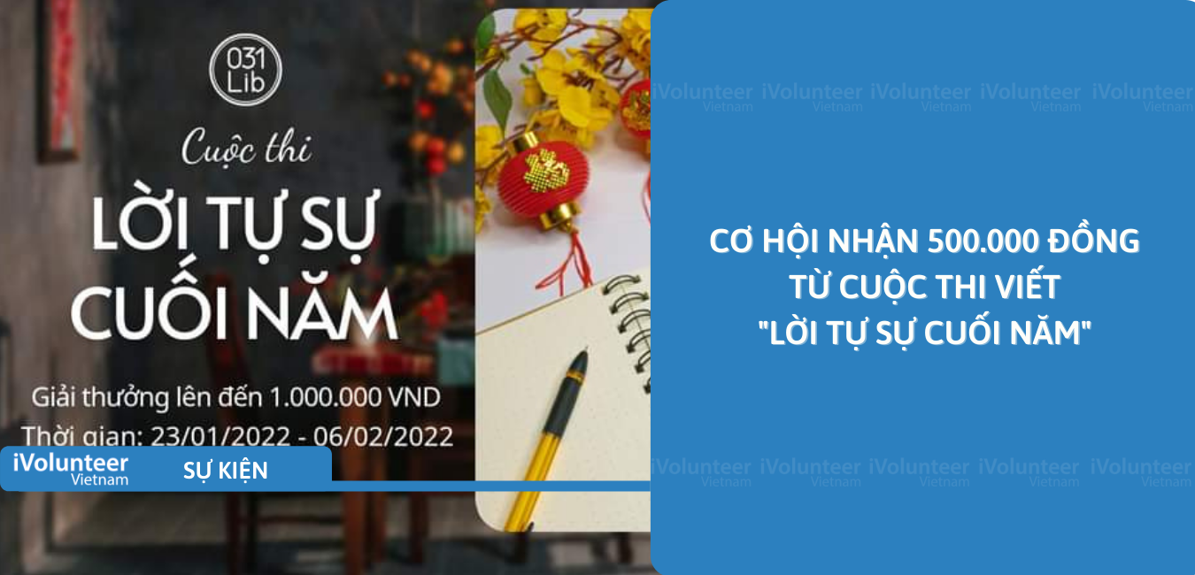 [Online] Cơ Hội Nhận 500.000 Đồng Từ Cuộc Thi Viết 