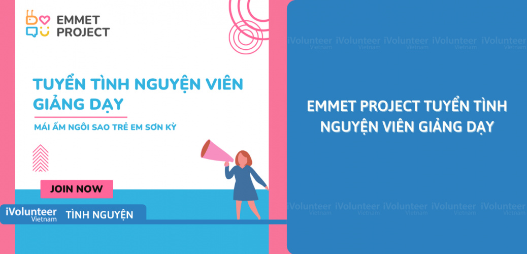 [TP.HCM] Emmet Project Tuyển Tình Nguyện Viên Giảng Dạy