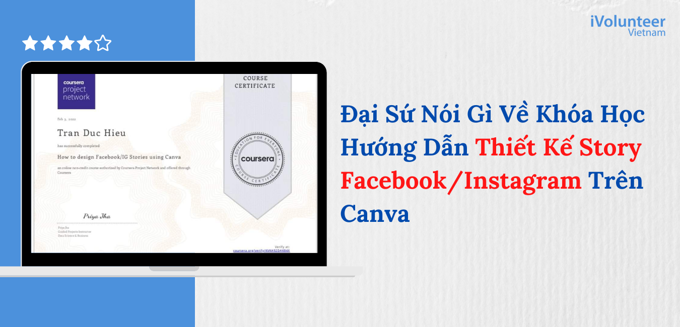 Đại Sứ Nói Gì Về Khóa Học Hướng Dẫn Thiết Kế Story Facebook/Instagram Trên Canva