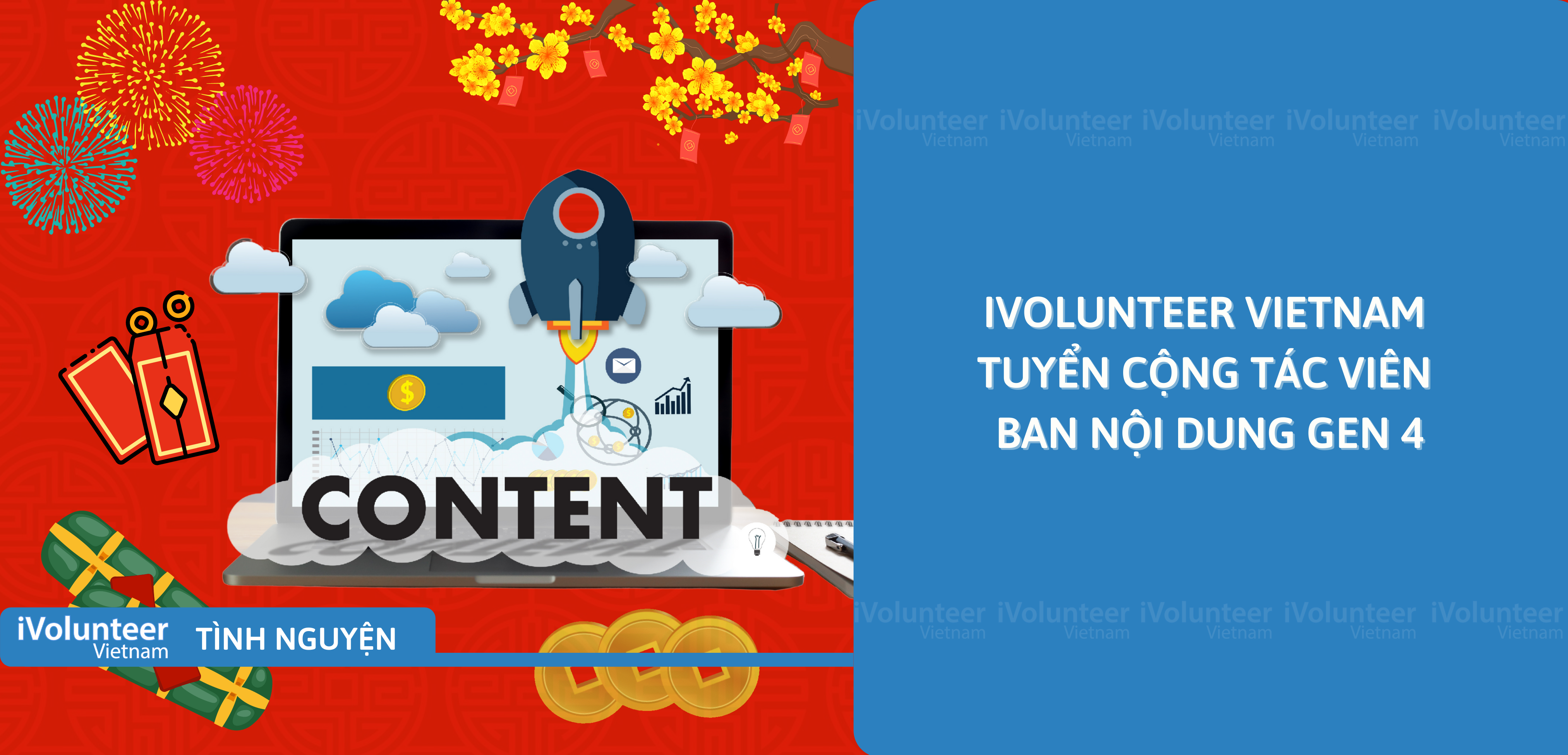 [Toàn Cầu] iVolunteer Vietnam Mở Đơn Tuyển Cộng Tác Viên Ban Nội Dung Gen 4