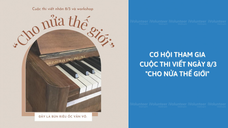 [Online] Cơ Hội Tham Gia Cuộc Thi Viết Ngày 8/3 