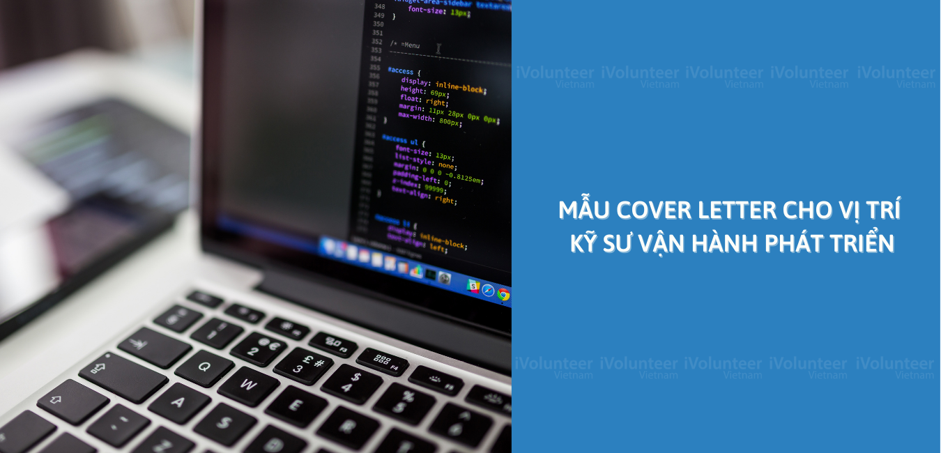 Mẫu Cover Letter Cho Vị Trí Kỹ Sư Vận Hành Phát Triển