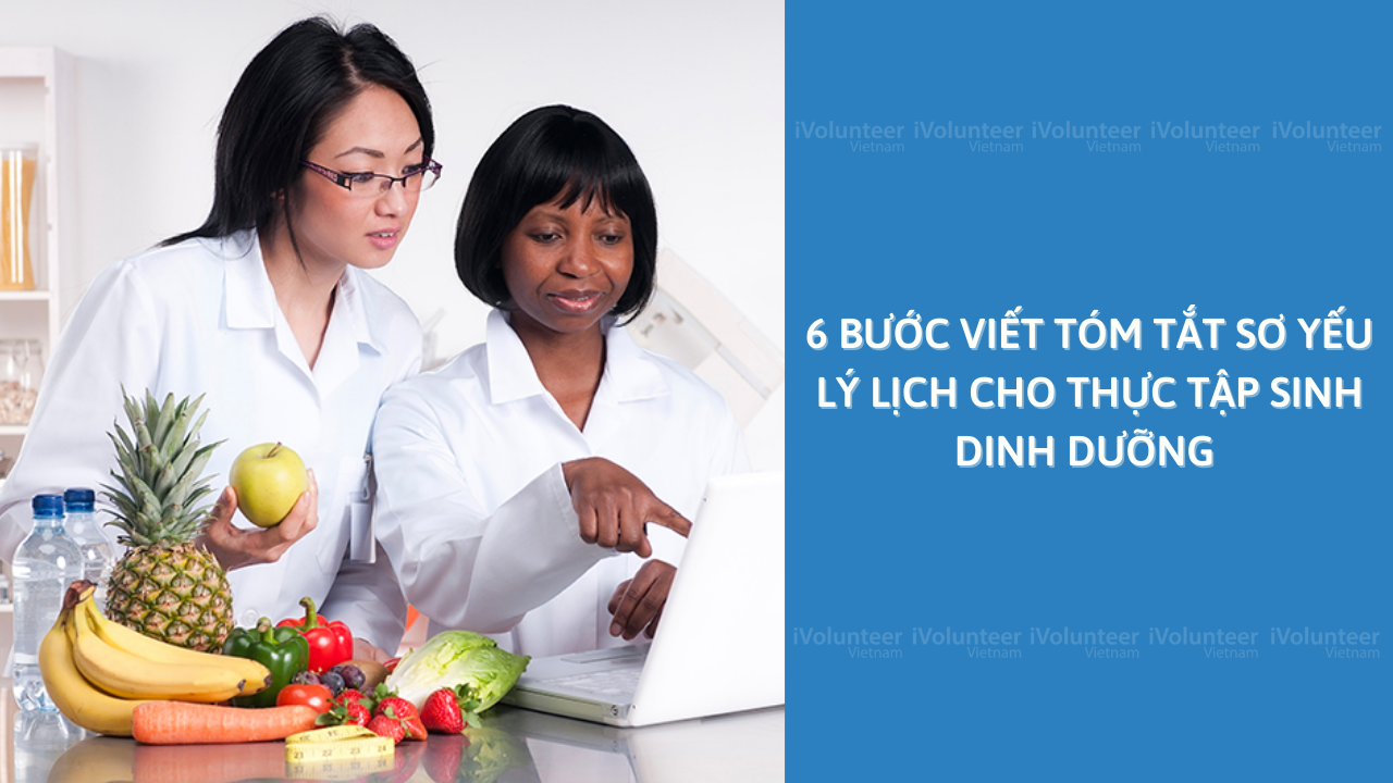 6 Bước Viết Tóm Tắt Sơ Yếu Lý Lịch Cho Thực Tập Sinh Dinh Dưỡng