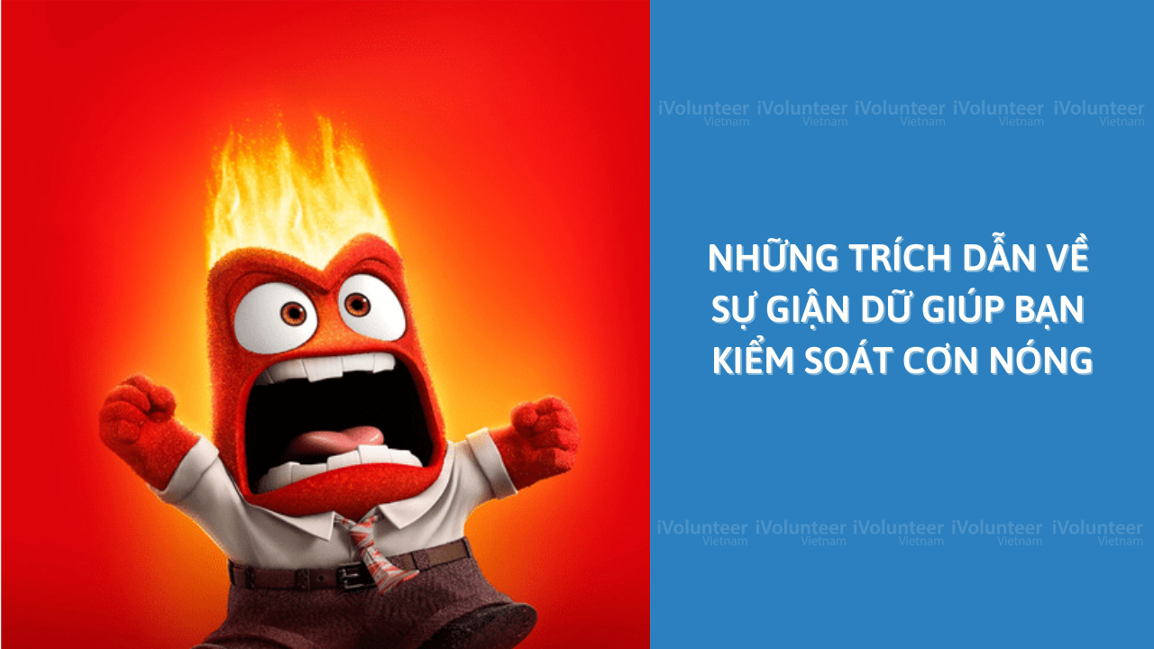 Những Trích Dẫn Về Sự Giận Dữ Giúp Bạn Kiểm Soát Cơn Nóng